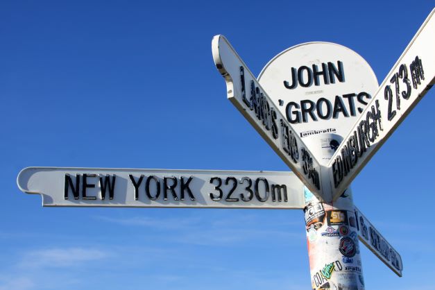 John o' Groats Sign